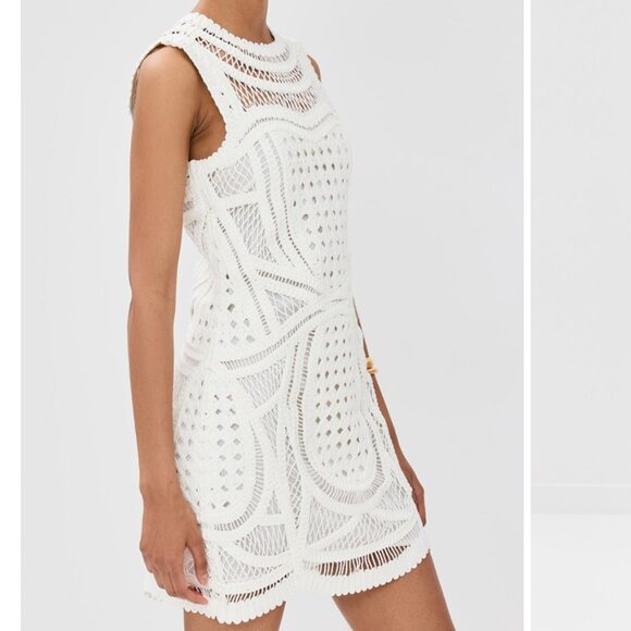 Simkhai Coen Mini Dress - White - Picture 5 of 6